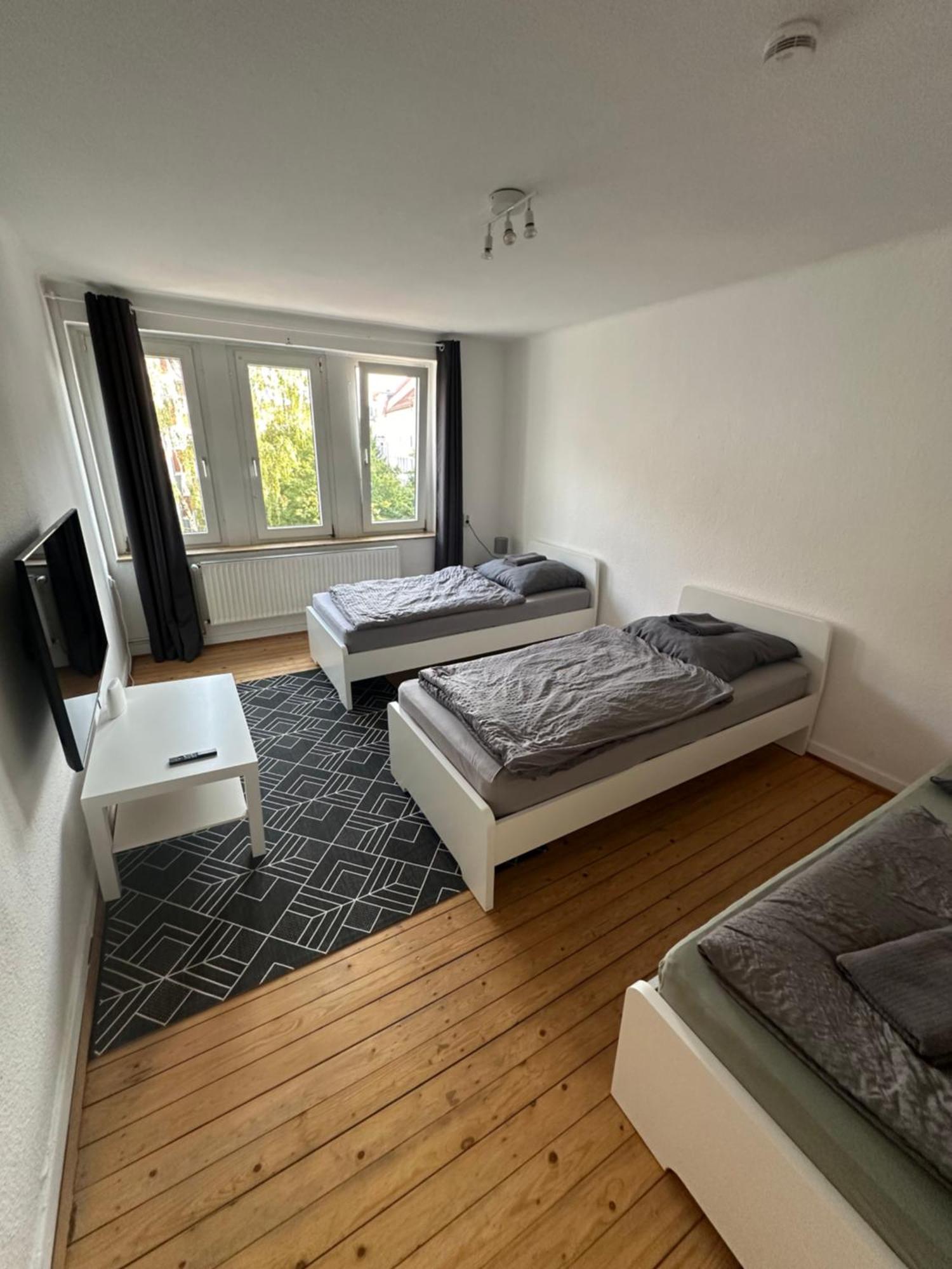 Doppelbett Unterkunft Vahrenwald-List Hanóver Exterior foto