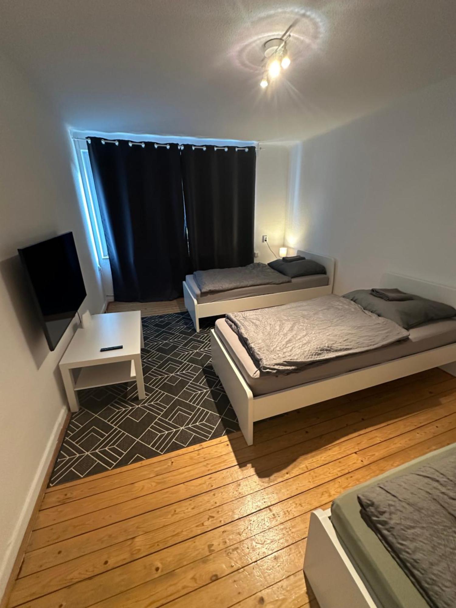 Doppelbett Unterkunft Vahrenwald-List Hanóver Exterior foto